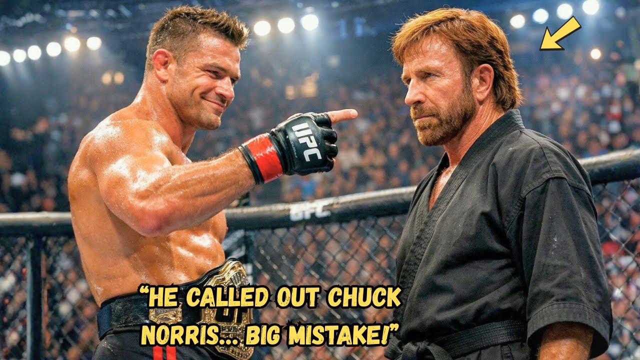 UFC Champion Mocked Chuck Norris — What Happened in Round 1 Shocked Everyone.