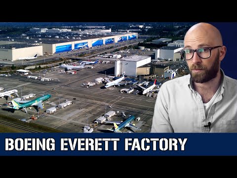 Video: Kokiu atstumu yra „Boeing“gamykla nuo Sietlo?