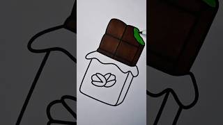 🍫💚Coloring a Pistachio Chocolate Bar #arttherapy #coloring #relaxing #asmr #colorwithme #ｆｏｒｙｏｕシ