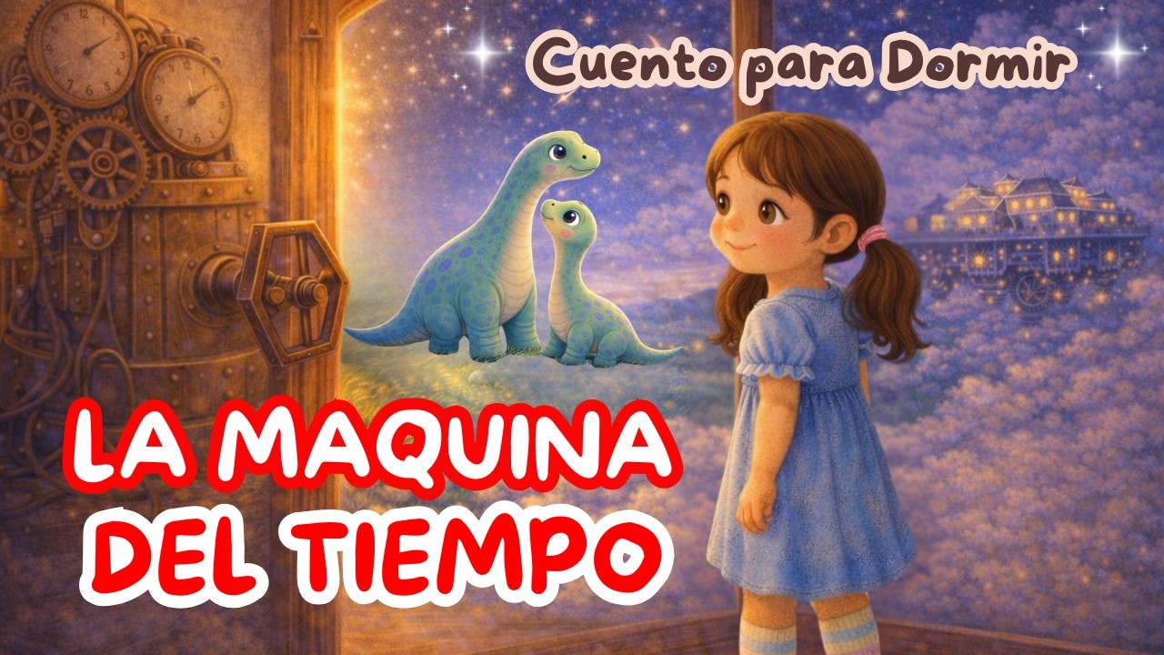 Cuento para Dormir Niños 4 a 5 Años | Cuando Mamá y Papá se Van a Trabajar| La Máquina del Tiempo