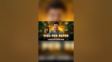 🔥 Slice App New ₹150 Refer Offer 2025 💸 #sliceapp #referandearn #earnmoneyonline