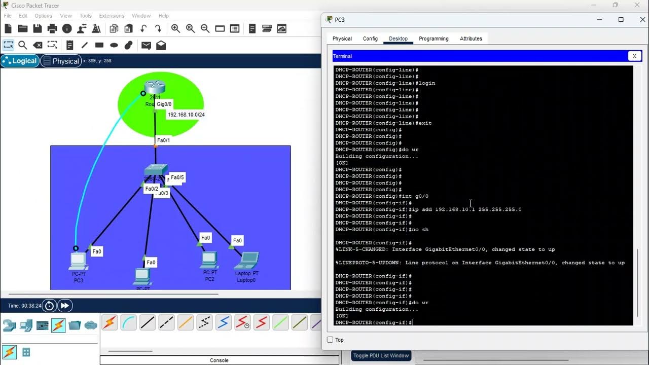 Dhcp server configuration step by step tutorial youtube