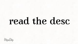 Read the desc