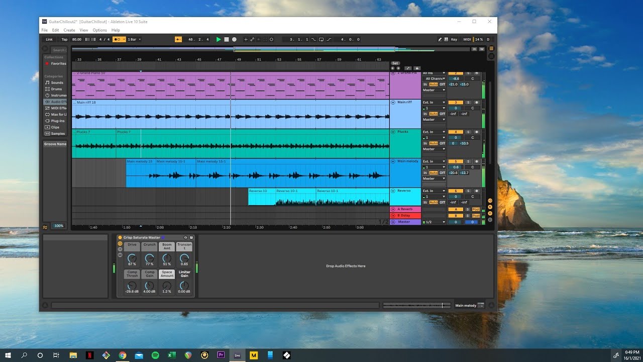 Acoustic Guitar Chillout Live Looping with Ableton - YouTube