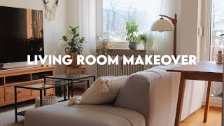 Cozy Living Room Makeover Diy Rental-Friendly Board And Batten