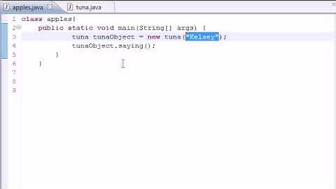Java Programming Tutorial - 17 - Constructors.flv