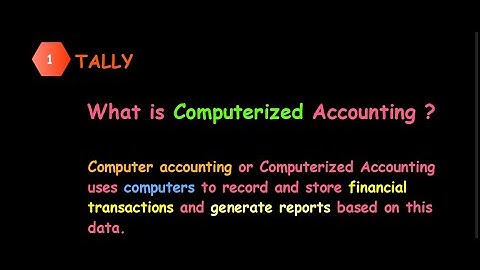 What is Computerised Accounting   Malayalam Videos   Must watch