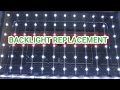 HOW TO CHANGE BACK LIGHT IN LED TV