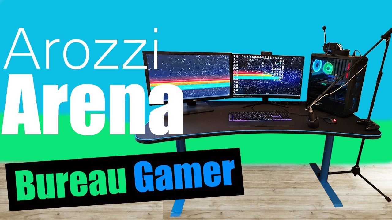 Le meilleur bureau gaming de tous les TEMPS ! - Arena Arozzi 