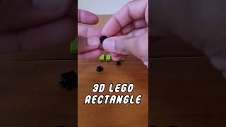 3D lego rectangle tutorial #shorts #lego #legotutorial
