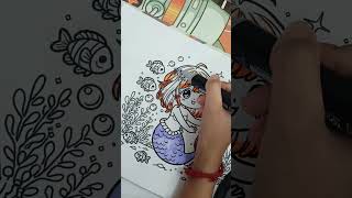 Relaxing Mermaid Coloring: Watch the Magic Come to Life!