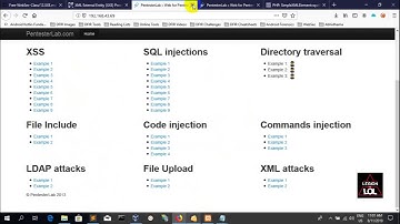 XXE and Xpath Injection
