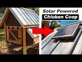 Chicken Coop with A Solar Powered Door and Light