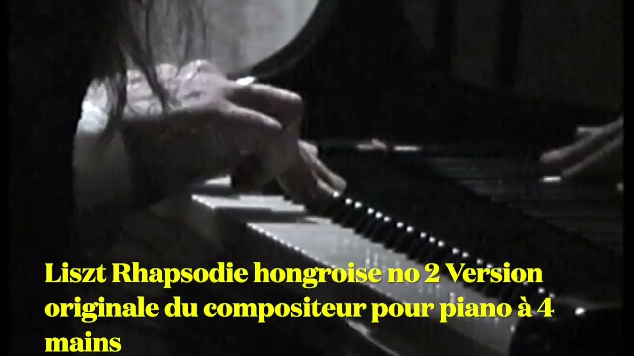 Michel Sogny et Elisso Bolkvadze jouent Liszt Rhapsodies 6 et 2