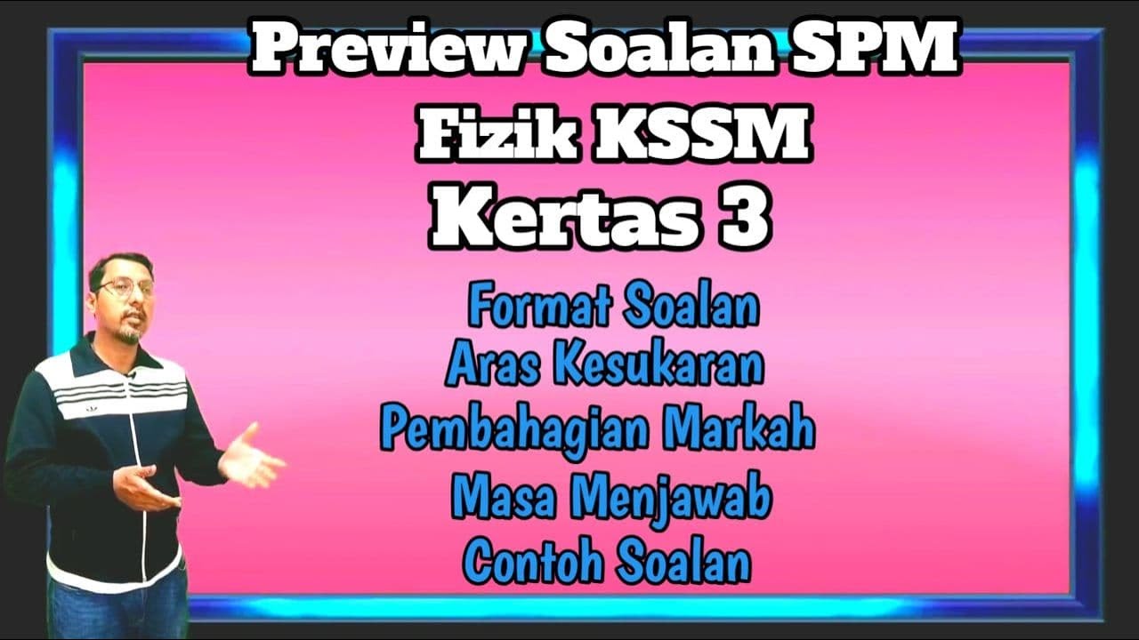 Preview Soalan Spm Amali Fizik Kssm Youtube