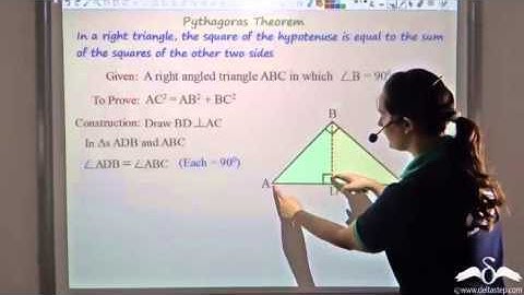 Pythagoras Theorem Explanation | Class 9 | CBSE | NCERT | ICSE