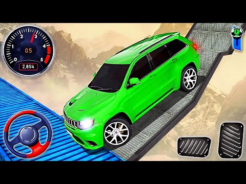 GT Jeep Impossible Mega Track - Luxury SUV Stunt Driving Game | Android Gameplay