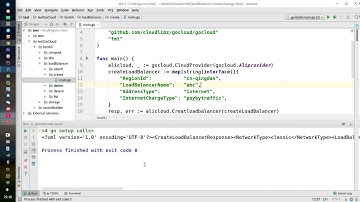 GoCloud Ali-cloud loadbalancer - create loadbalancer