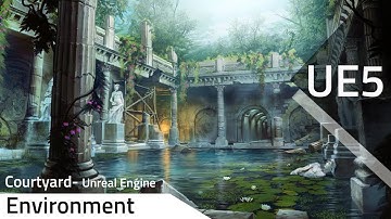 UE5 Courtyard Live - 3ds Max - Unreal Engine 5 #Unrealengine5 #3dsmax #gamedevelopement