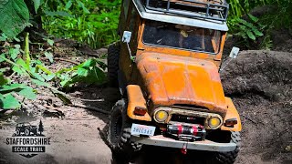 FAST Trail Run with a Rusted RC Toyota FJ40! | FMS 1/10 Scale Crawler