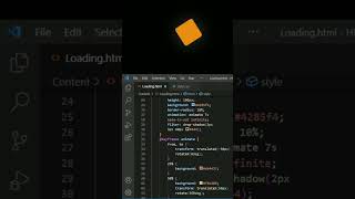 Box rotation using html and css #programming #html #css #coding #shorts