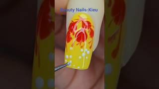 Décoration D'ongles À Pois 💫✨️💅/Simple Dot Nail Art/Vẽ Móng Chấm Bi Nghệ Thuật/#Short