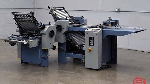 Stahlfolder B20 Pile Feed Paper Folder