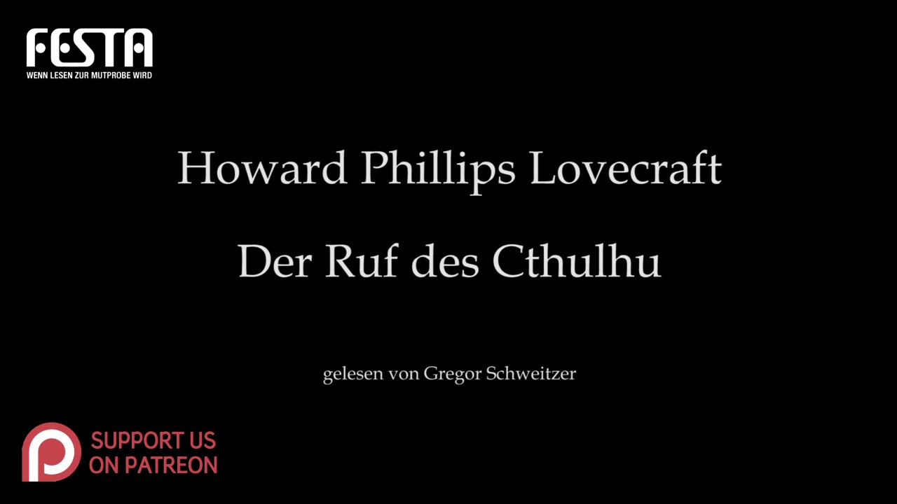 H. P. Lovecraft: Der Ruf des Cthulhu [Hörbuch, deutsch]
