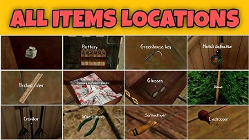 ALL ITEMS LOCATIONS IN EVIL NUN 2 | IN HINDI/ URDU | #1