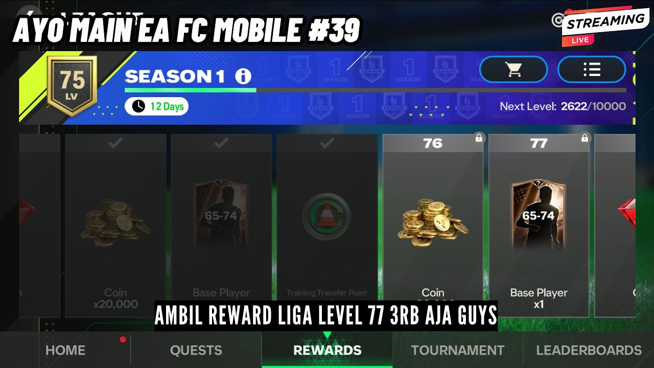 [LIVE] Ayo Main EA FC MOBILE 2025 #39 | YANG MAU AMBIL REWARD LIGA LVL ...