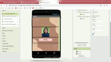 Cara membuat aplikasi biodata menggunakan App Inventor