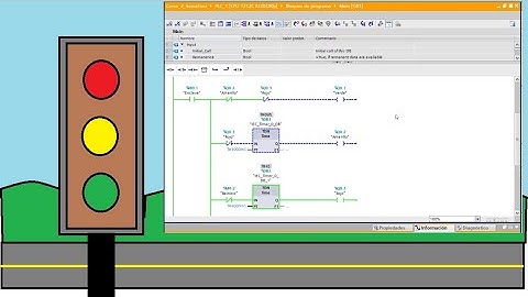 Curso Tia Portal Desde Cero #2 Uso de temporizadores y ejemplo práctico un semáforo de 1 vía.