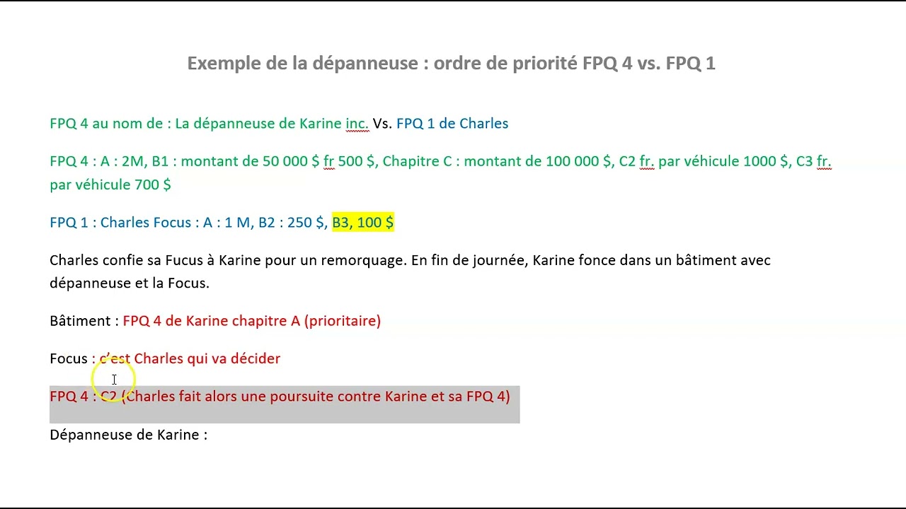 Exemple De La D panneuse Ordre De Priorit FPQ 4 Vs FPQ 1 YouTube Exemple De La D panneuse Ordre De Priorit FPQ 4 Vs FPQ 1 YouTube