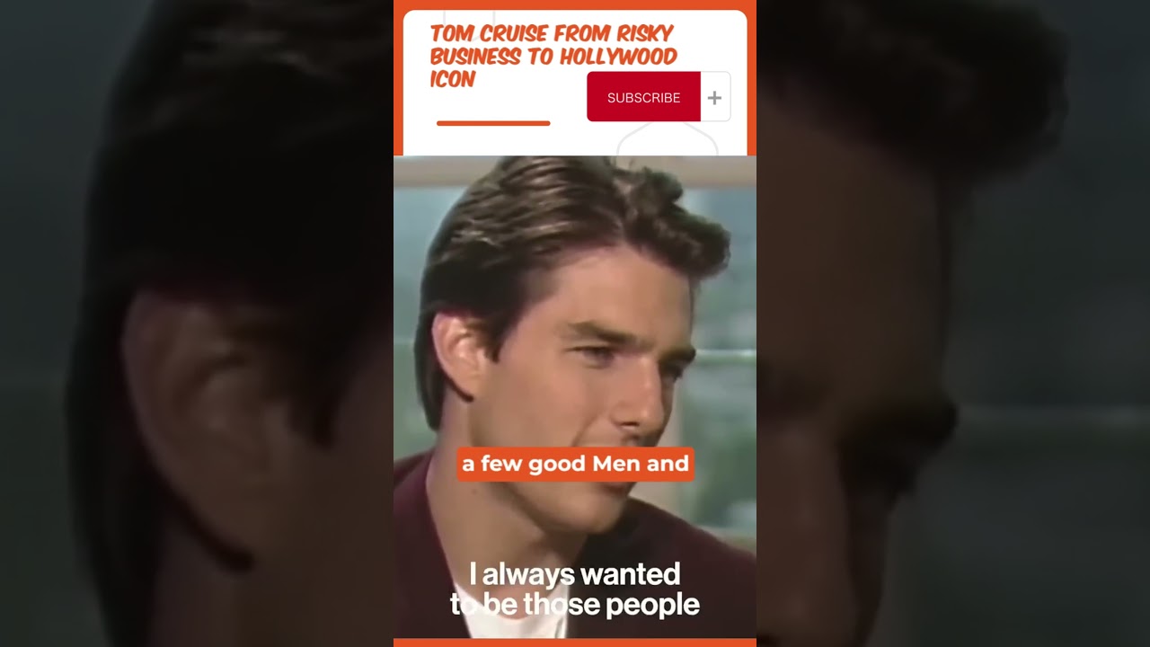 Tom Cruise From Risky Business to Hollywood Icon
