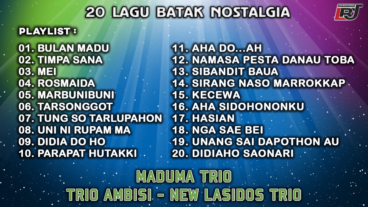 Lagu Batak Nostalgia Maduma Trio, Trio Ambisi, New Lasidos Trio || Lagu Batak Lawas Terbaik