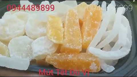 Hộp 500g Mứt Tết Đủ Vị Thơm Ngon [Bí+Khoai+Năng+gừng+Dừa]