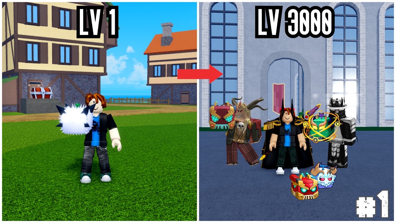 NOOB TO PRO But I Have FREE WILL in Blox Fruits! #1 - YouTube