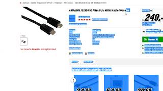 HDMI TAVSİYESİ BUNU İZLEMEDEN HDMI KABLO ALMA