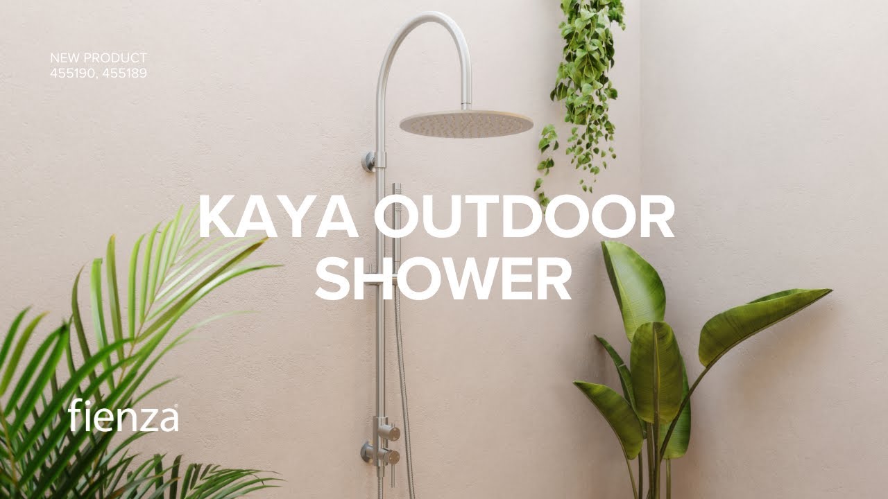 Fienza Kaya Outdoor Floor Shower Installation Video