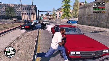 GTA San Andreas : VFXHOOK Graphics [GTA V] MOD [Render Hook & Reshade]