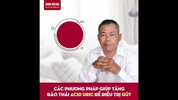 Ba phương pháp trị bệnh gút ít người để ý đến #Shorts