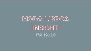 Moda Lisboa Insight Fw1920