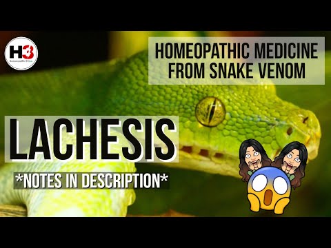 Lachesis homeopathy personality