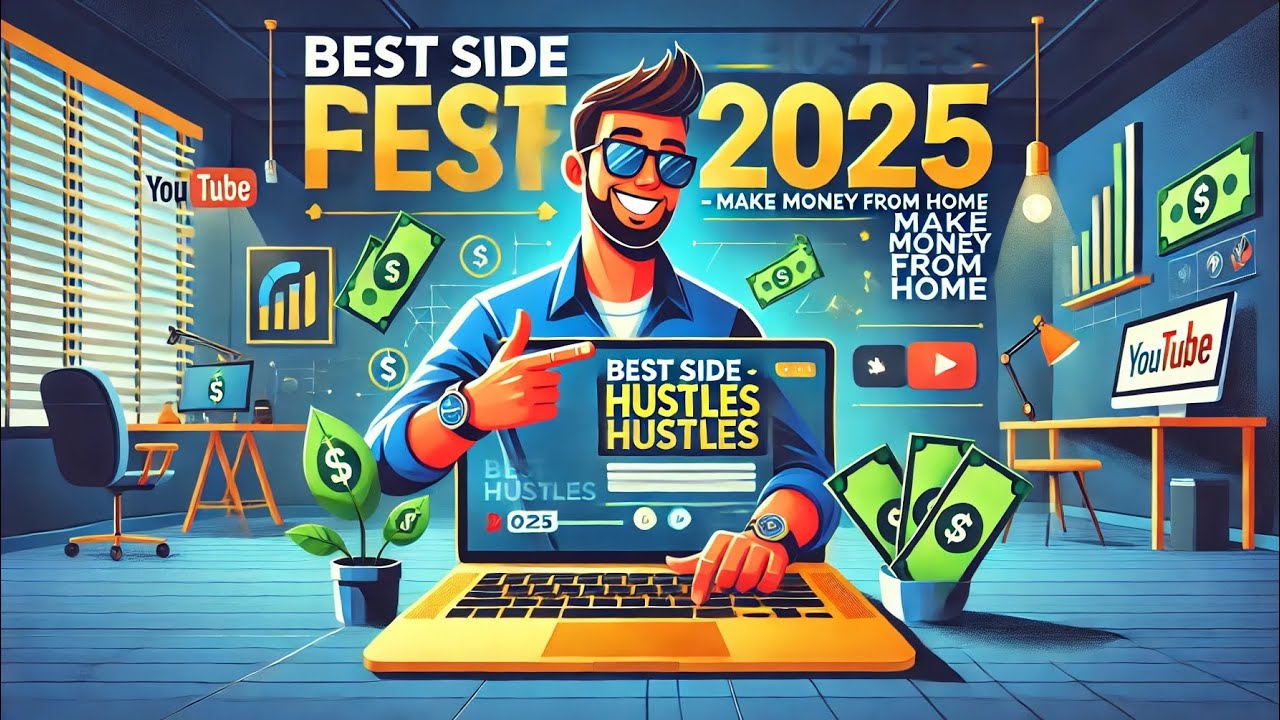 "Best Side Hustles for 2025 | Make Money from Home ($1,000+ Per Month ...