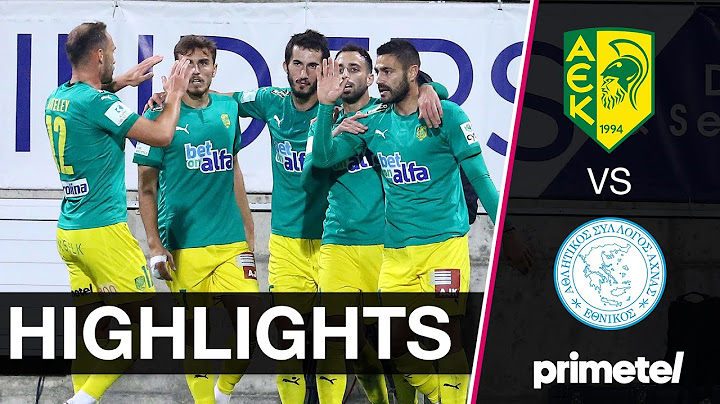 AEK - ΕΘΝΙΚΟΣ ΑΧΝΑΣ 3-1 Highlights (15/2/2021)