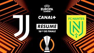 Le grand format de cet EXCEPTIONNEL Juventus / Nantes - UEFA Europa League - 16èmes de finale