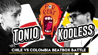 Tonio Chile Vs Kodless Colombia - Competencia De Beatbox