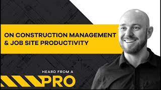 #HeardFromAPro Episode #1: Eric Veyt | One York Construction Management X TOOLBX