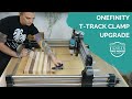 Adding T-Track Clamps // Wasteboard Upgrade to the Onefinity CNC // How To