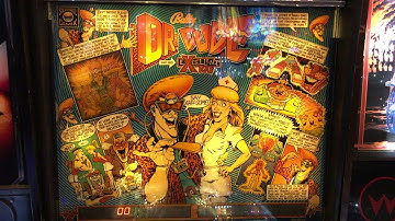 Dr Dude Pinball Machine Backglass - Translite and Playfield Quick Look - Bally Pinball